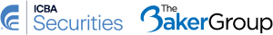 ICBA Securities and The Baker Group Co-branded Logos Image